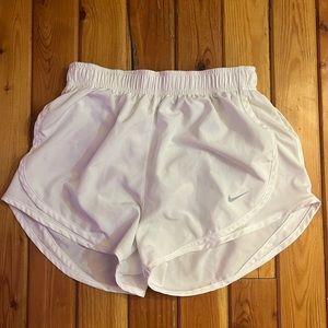 Nike white shorts